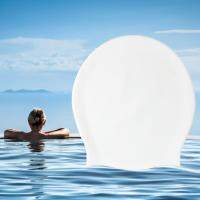 Useful Swimming Hat Comfortable Bathing Hat No Constraint Solid Color Easy to Put on Swimming Caps Swim Caps