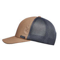 หมวกสำหรับการท่องเที่ยวแบบเทรคกิ้ง สีน้ำตาล  TRAVEL TREKKING CAP  CAMEL FORCLAZ