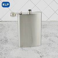 【LZ】✔☞  KLP Russian Wine Pot 304 Aço Inoxidável Carry-on Licor Garrafa Plana Portátil Ao Ar Livre