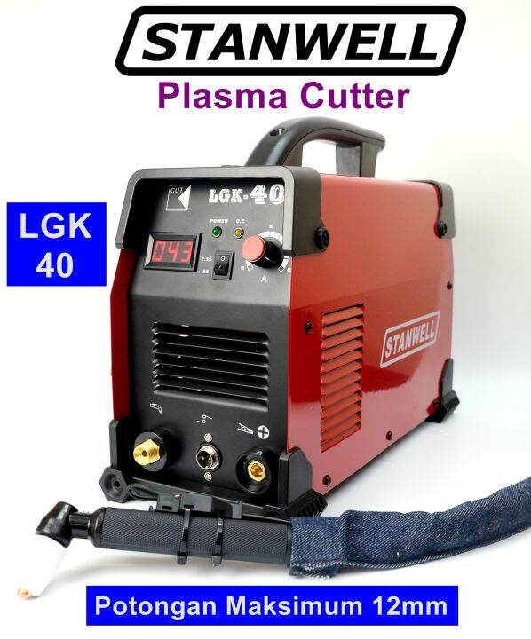 Plasma Cutter Cutting Machine Igbt Inverter Lgk 40 Portable Mesin Potong Besi Plasma Lazada 6282