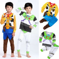 Woody Buzz Lightyearเครื่องแต่งกายเด็กNightwearsชุดนอนชุดนอนTop + กางเกง