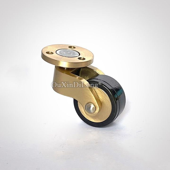 new-4pcs-brass-brass-rubber-furniture-casters-table-chair-sofa-bar-piano-universal-wheel-wear-resistant-silent-furniture-rollers-furniture-protectors