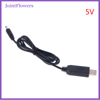 JointFlowers อะแดปเตอร์แปลง USB โมดูลติดตั้ง DC 5V เป็น DC 9V 12V หัวต่อตัวผู้ Cable2.1x5.5mm USB