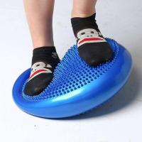 ○✻ inflatable mat balance sensory rehabilitation training childrens plate semicircle beginner massage ball ankle