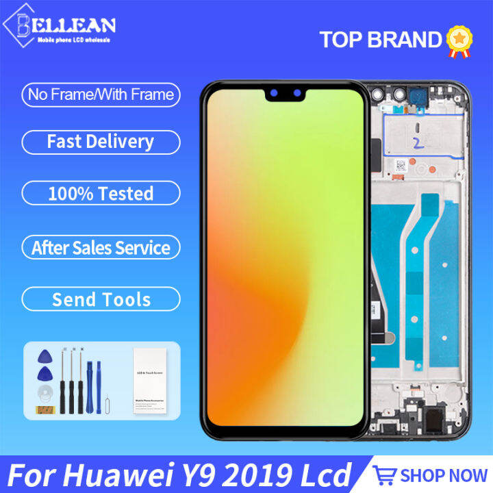 6-5นิ้ว-enjoy-9-plus-จอแสดงผลสำหรับ-y9-2019-lcd-touch-panel-screen-digitizer-assembly-replacement-with-frame