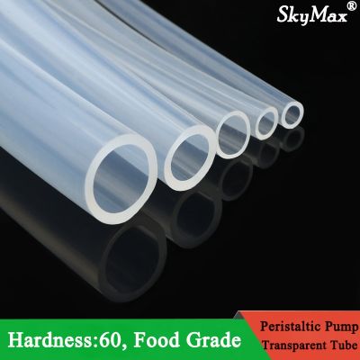 1M Peristaltic Pump Tube ID 0.8 1 1.6 2 2.4 3.2 4.8 6.4 7.9 9.6 mm Soft Silicone Hose Flexible Food Grade Nontoxic Transparent