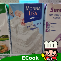 ecook มอนนา ลิซ่า ครีมเทียม ชนิด วิปปิ้งครีม ยูเอชที กล่องฟ้า 1L monna lisa uht non daily whipping c