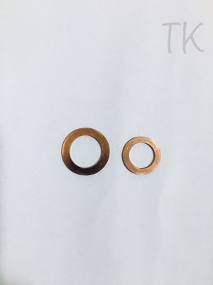 ISUZU แหวนทองแดงรองน็อตน้ำมันเฟืองท้ายดีแม๊ก ตัวถ่ายและตัวเติม จำนวน1ชุด ใช้กับรถ isuzu ปี2005-2019 ทุกรุ่น