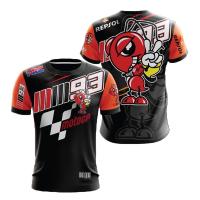 High quality stock motogp No. 93 Marks 93 Motorcycle World Champion Short-Sleeved Racing Jersey Cycling T-Shirt Sports