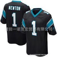 NFL Jersey Panthers เย็บปักถักร้อยรักบี้สวมการค้าต่างประเทศขายส่ง1 #22 # McCaffrey 6 #