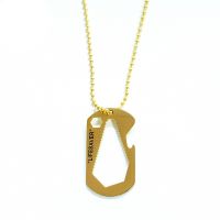 【cw】 Bottle Opener Necklace Design Glass Drink Opening With English Pendant ！