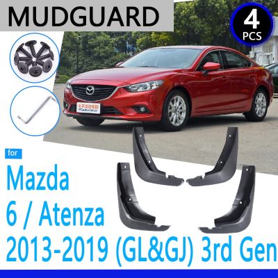 Mudguards Fit for Mazda 6 Atenza GL GJ 2013 2014 2015 2016 2017 2018 2019 Car Accessories Mudflap Fender Auto Replacement Parts