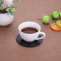 6pcs Vinyl Record Table Mats Drink Coaster Table Placemats Round Anti-slip Heat Resistant CD Vinyl Record Coasters Placemat