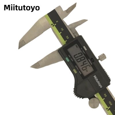 เครื่องมือ CNC Miitutoyo ขนาดไม้บรรทัดเลื่อนจอ LCD เครื่องวัดความกว้างดิจิตอล6 8 12นิ้ว150มม. 200มม. 300มม. เครื่องมืออิเล็กทรอนิกส์การวัดสแตนเลส