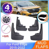 บังโคลนรถยนต์4แผ่นบังโคลนสำหรับ Ford Edge MK2 2015 ~ 2022,บังโคลนอุปกรณ์เสริมรถยนต์ที่กันขอบล้ออัพเกรดใหม่