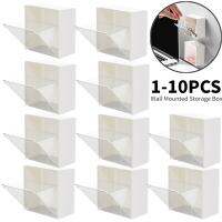 【HOT】 Wall Mounted Punch-Free Adhesive Jewelry Organizer Shelf Hanger Drawer