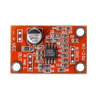 AD828 สเตอริโอไดนามิกไมโครโฟนPreamplifierคณะกรรมการMIC PreampโมดูลDC 3.8V-15V