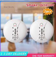 【กรุงเทพฯ สปอตสินค้า】Smoke Sensor Wireless Smoke Detector Fire Detector ในครัวเรือน Fire Alarm รุ่น SM02 (2 ชิ้น)