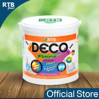 พร้อมส่ง โปรโมชั่น RTB Paint (ชนิดเนียน)Deco Paint สีทาอาคารภายนอก 1 gal. ส่งทั่วประเทศ อุปกรณ์ ทาสี บ้าน แปรง ทาสี ลายไม้ อุปกรณ์ ทาสี ห้อง เครื่องมือ ทาสี