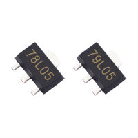 5Pcs 78L05 79L05 SMD SOT-89 5V 100MA สาม Terminal แรงดันไฟฟ้า Regulator วงจรชิป