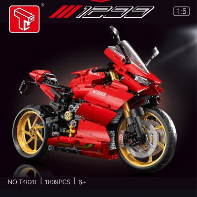 Ty le T4020 ducati 1:5 model motorcycle small particles blocks assembled childrens educational toys gift
