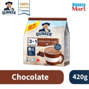 HCMThức Uống Yến Mạch Quaker 3in1 Gói 420g Vị Chocolate