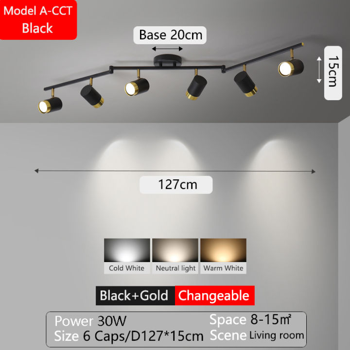 ming-amp-ben-ไฟส่อง-led-โลหะแอลอีดี6ดวงพร้อมรางหมุนได้แสงอุ่นสีขาวสปอร์ตไลท์เพดาน220โวลต์สำหรับห้องนั่งเล่นสโตร์