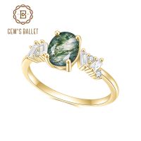 {Latin Fan} GEMS BALLET วินเทจ1.19ct ไม่ซ้ำใคร6X8Mm รีมอสแหวนหมั้นใน925เงินสเตอร์ลิงแหวนทำมือเครื่องประดับอย่างดี