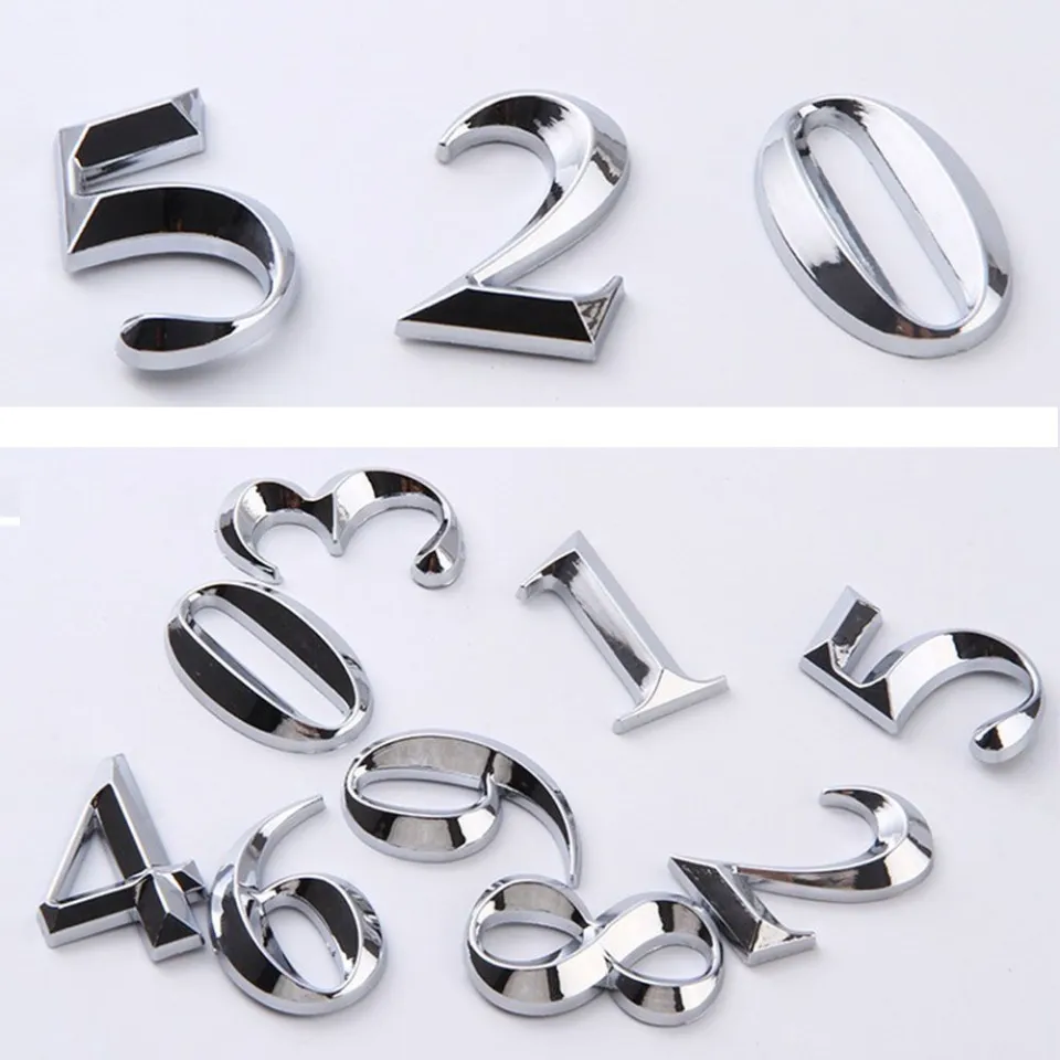 Self Adhesive House Number Stickers