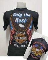 เสื้อผ้าบางฮาเลย์ Harley-Davidson ผ้ามุ้งบางใส่สบาย สไตล์วินเทจ ป้ายVintage 3D EMBLEM [ S M L XL ]