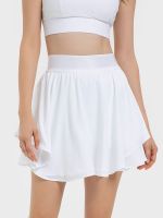 ▣ lulus new fake two-piece sports short skirt womens summer quick-drying cover hip anti-light badminton tennis yoga skirt pants