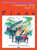 หนังสือเปียโน Alfreds Basic Piano Library : Composition Level 1A