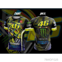 2023 New Yamaha The Doctor Rossi Sublimation Tshirt Summer Fashion T-shirt