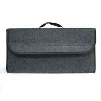 Portable Foldable Car Trunk Organizer Felt Cloth Storage Box Case Auto Interior Stowing Tidying Container Bags