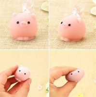 （A Decent） 1Pc ความเครียด RelieverPigMochi Squishy Squeeze สวดมนต์ CuteKawaii Collection สนุก JokeCute Decompression