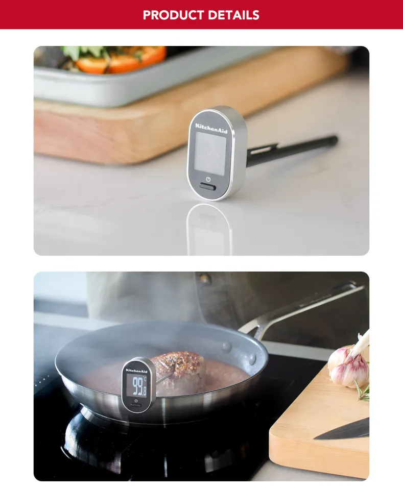 KitchenAid Pivoting Display Digital Kitchen Thermometer