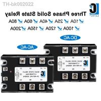 ☇◇ Three-phase Solid State Relay AC Control AC 25A 40A 100A DC Control AC 3 Phase SSR 25DA 40DA 380VAC