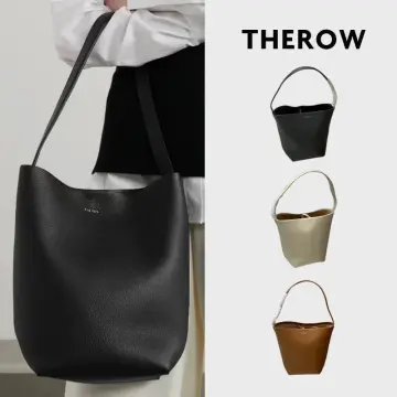 New The Row large-capacity bucket bag niche casual handheld shoulder Tote  bag