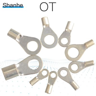 OT Insulated Electrical Wiring Terminal Lug Connector Cold Press Cable Ring Terminal Round OT1 OT1.5 OT2.5 OT4 OT10 Electrical Connectors