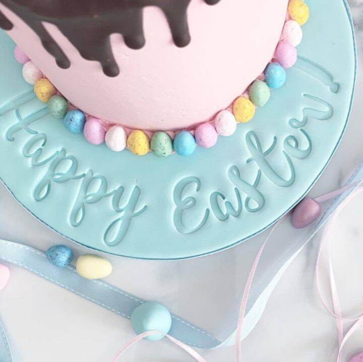 Acrylic Cake DIY Stamp Alphabet Letter Number Fondant Tool Uppercase