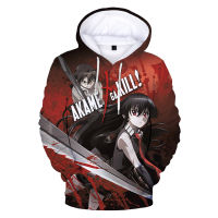 2023 NewNew อะนิเมะ Akame Ga ฆ่า3D พิมพ์เสื้อกันหนาวหมวกเสื้อชายหญิงแฟชั่นเสื้อสวมหัวสบายๆผู้ชายฮาราจูกุ Streetwear H Oodies