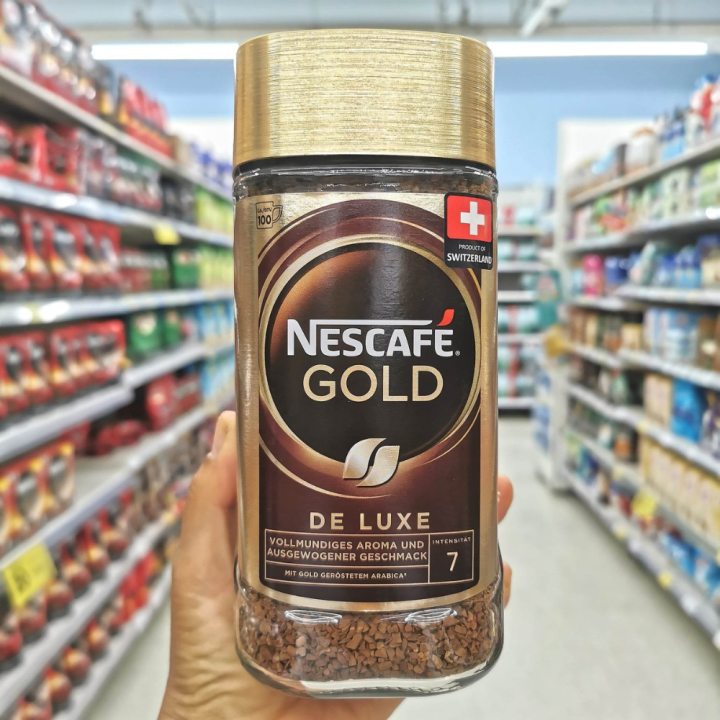 Nescafe Gold Deluxe Freezedried Instant Coffee เนสกาแฟ โกลด์ เดอ ลุกซ์คอฟฟี่ กาแฟสำเร็จรูปชนิด