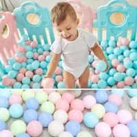200pcslot Eco-Friendly Colorful Plastic Ball Water Pool Ocean Wave Ball Toys Stress Air Ball Outdoor Sports Toys for Children