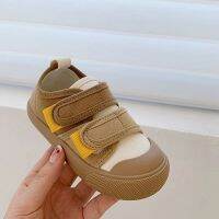 [W.M KIDS &amp; BABY] ในสต็อกและการจัดส่งฟรีเด็ก Velcro รองเท้าผ้าใบสำหรับเด็กผู้ชายฤดูใบไม้ร่วงใหม่เด็กอนุบาลรองเท้า แต่เพียงผู้เดียวนุ่มชายและหญิงรองเท้าลำลองTH