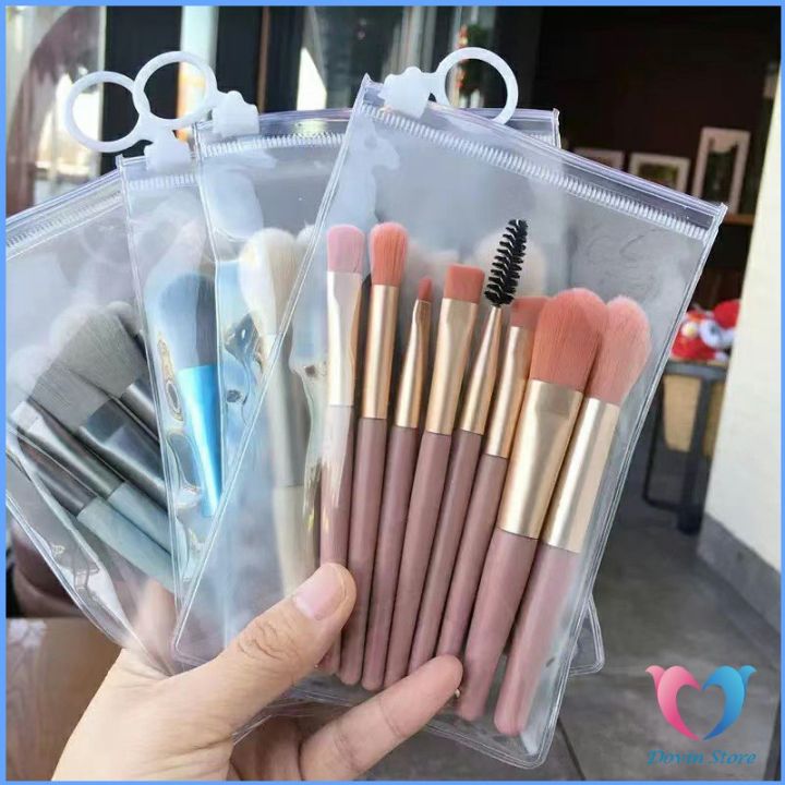 ชุดแปรงแต่งหน้า-8-ชิ้น-แปรงคิ้ว-แปรงปัดแก้ม-makeup-brush-set