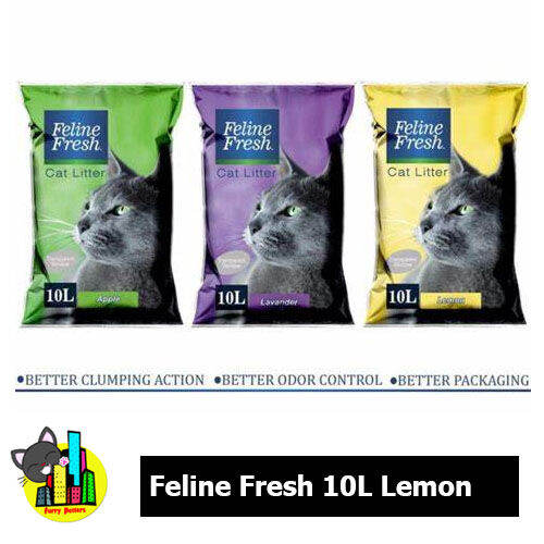 FELINE FRESH CAT LITTER 10L LEMON 10 Liters FurryPetters Lazada PH