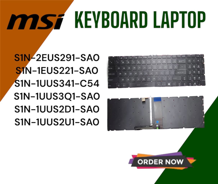 MSI LAPTOP KEYBOARD (BRANDNEW) Lazada PH
