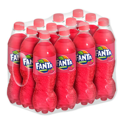 สินค้ามาใหม่! แฟนต้า น้ำอัดลม กลิ่นสตรอเบอร์รี่ 330 มล. แพ็ค 12 ขวด Fanta Soft Drink Strawberry 330 ml x 12 Bottles ล็อตใหม่มาล่าสุด สินค้าสด มีเก็บเงินปลายทาง