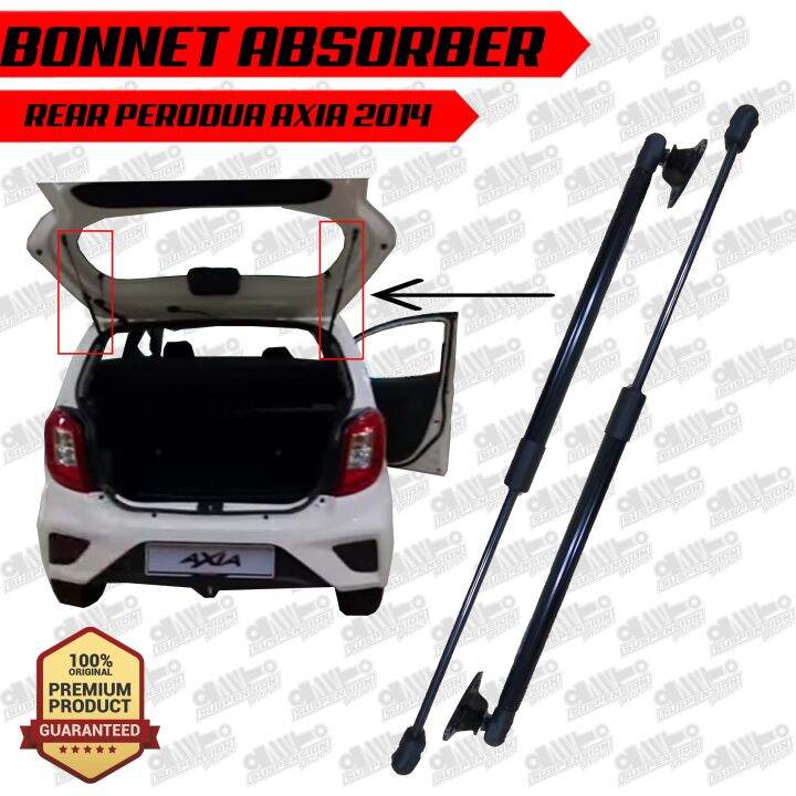 Perodua Axia Rear Bonnet Absorber Pair Lazada