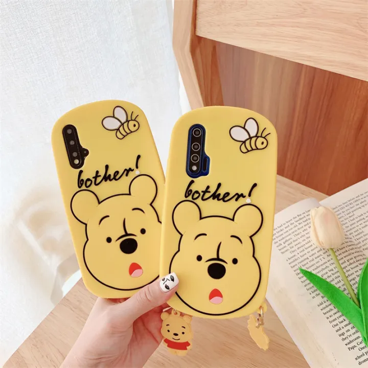 Supeso ที่น่าสนใจการ์ตูน3d น้ำผึ้ง Winnie The Pooh เคสโทรศัพท์สำหรับ